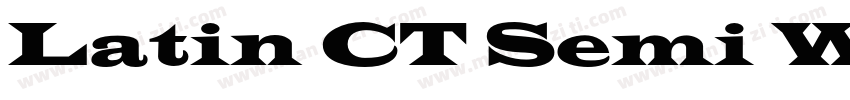 Latin CT Semi Wide Regular字体转换